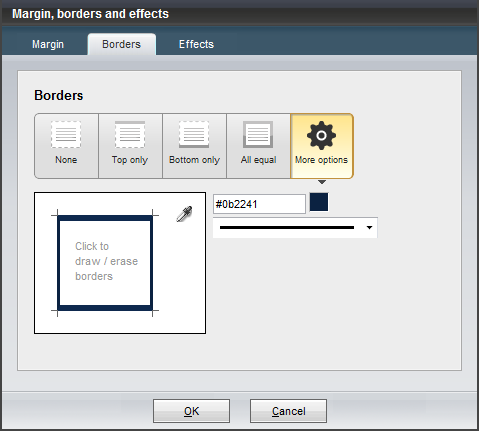 Border editor