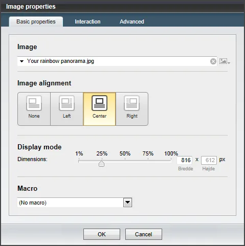 Image properties 1
